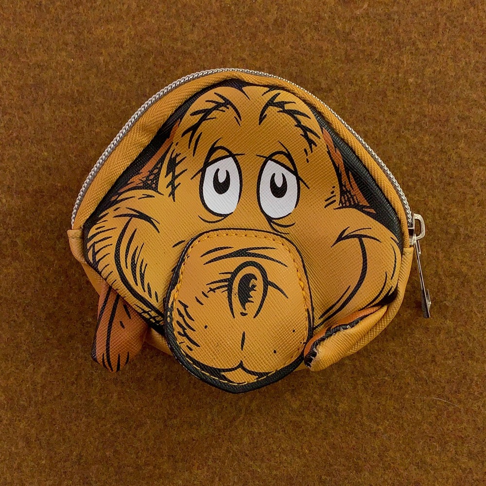 Bioworld Unisex OS Yellow Dr Seuss Max The Dog Grinch Coin Purse Pouch